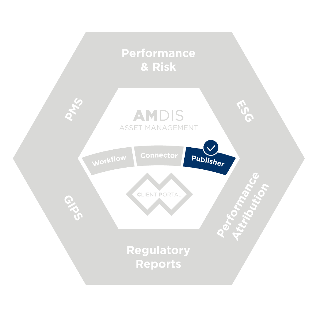 Publisher Module for Asset Managers