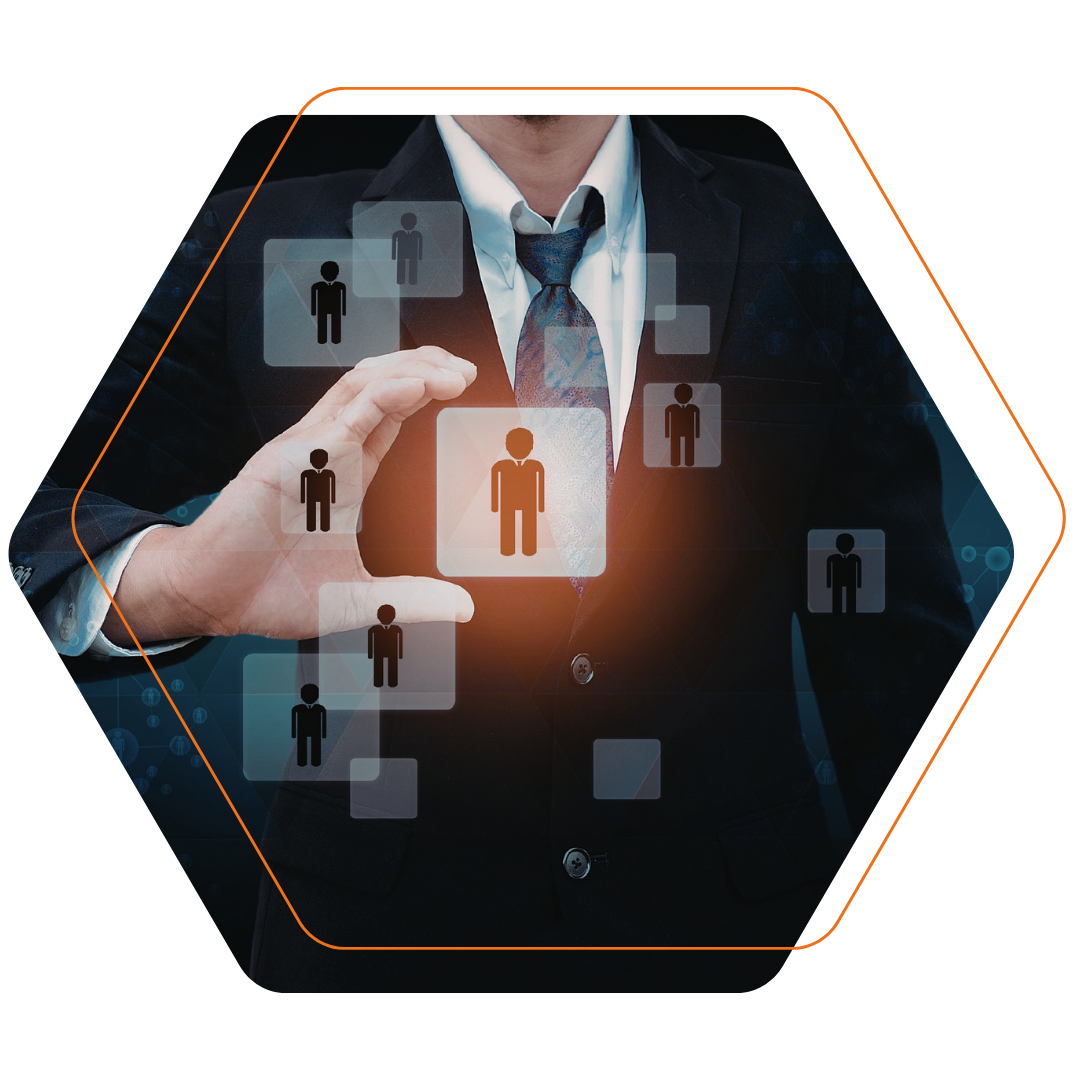user rights management - visual different users